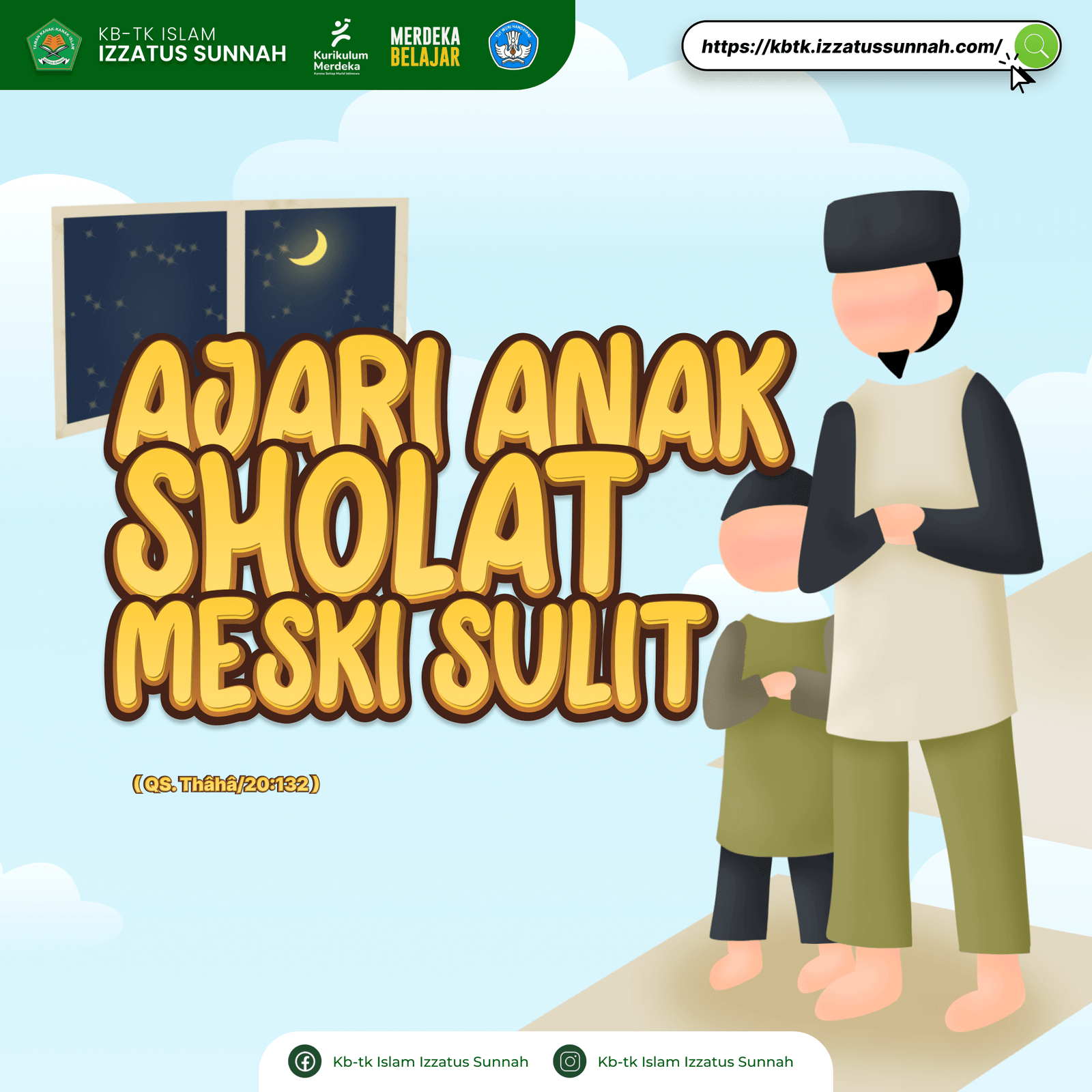 Ajari Anak Shalat Meski Sulit