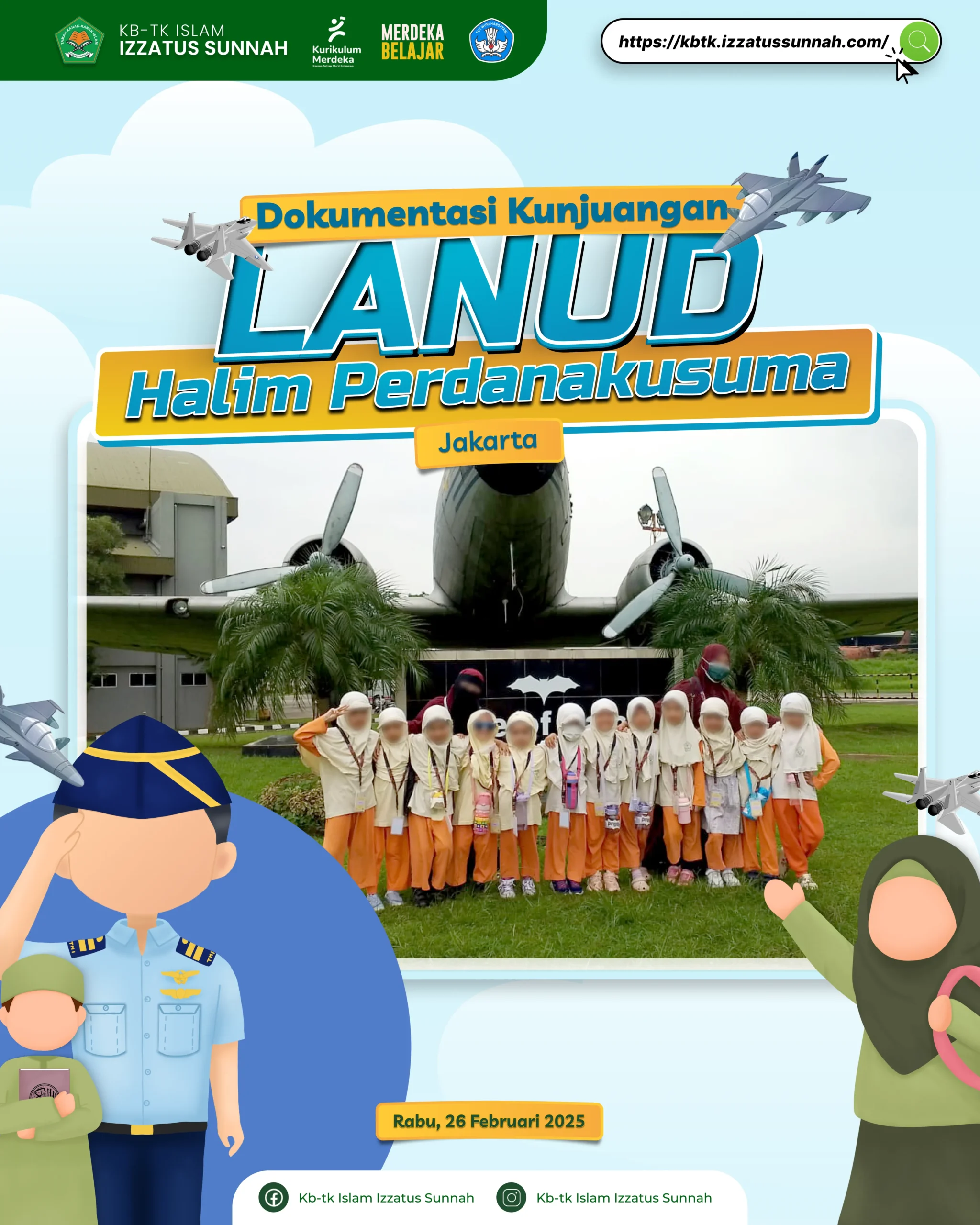KBTK Dokumentasi Kunjungan Edukasi Lanud Halim 1